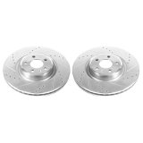 Power Stop 14-18 Audi A6 Front Evolution Drilled & Slotted Rotors - Pair thumbnail 2
