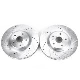Power Stop 05-14 Subaru Impreza Front Evolution Drilled & Slotted Rotors - Pair thumbnail 2