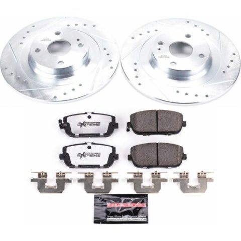Power Stop 17-19 Fiat 124 Spider Rear Z26 Street Warrior Brake Kit thumbnail 1