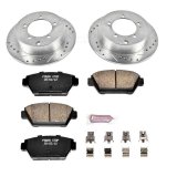 Power Stop 90-94 Eagle Talon Rear Z23 Evolution Sport Brake Kit thumbnail 1
