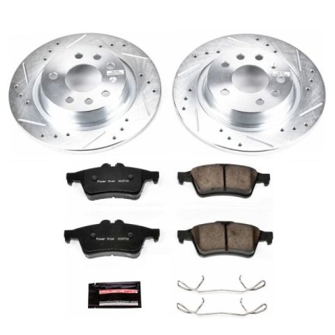 Power Stop 03-11 Saab 9-3 Rear Z23 Evolution Sport Brake Kit thumbnail 1