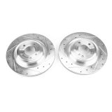 Power Stop 15-16 Mercedes-Benz SL400 Rear Evolution Drilled & Slotted Rotors - Pair thumbnail 1