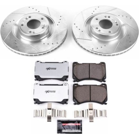 Power Stop 2011 Hyundai Equus Front Z26 Street Warrior Brake Kit thumbnail 1