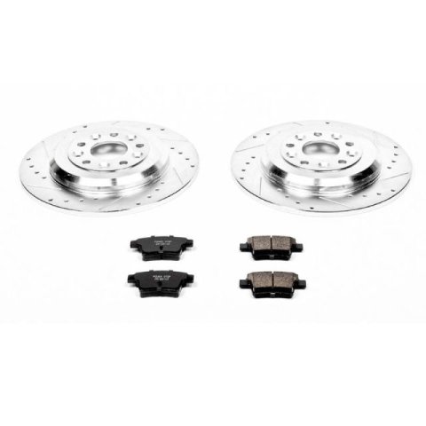Power Stop 05-07 Ford Five Hundred Rear Z23 Evolution Sport Brake Kit thumbnail 1