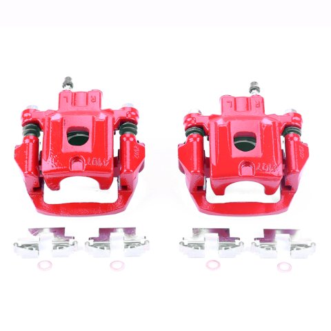 Power Stop 04-06 Lexus RX330 Rear Red Calipers w/Brackets - Pair thumbnail 1