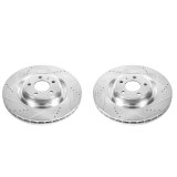 Power Stop 10-11 Audi S4 Front Evolution Drilled & Slotted Rotors - Pair thumbnail 1