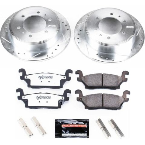 Power Stop 06-10 Hummer H3 Rear Z36 Truck & Tow Brake Kit thumbnail 1