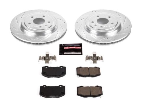 Power Stop 14-19 Chevrolet Corvette Rear Z23 Evolution Sport Brake Kit thumbnail 2
