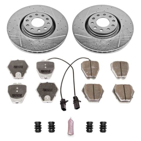 Power Stop 00-01 Audi A6 Quattro Front Z26 Street Warrior Brake Kit thumbnail 1