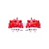 Power Stop 2000 Toyota Camry Rear Red Calipers w/Brackets - Pair thumbnail 2