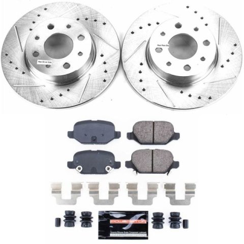 Power Stop 13-18 Fiat 500 Rear Z23 Evolution Sport Brake Kit thumbnail 1