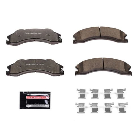 Power Stop 2011 Chevrolet Silverado 2500 HD Front or Rear Z36 Truck & Tow Brake Pads w/Hardware thumbnail 2