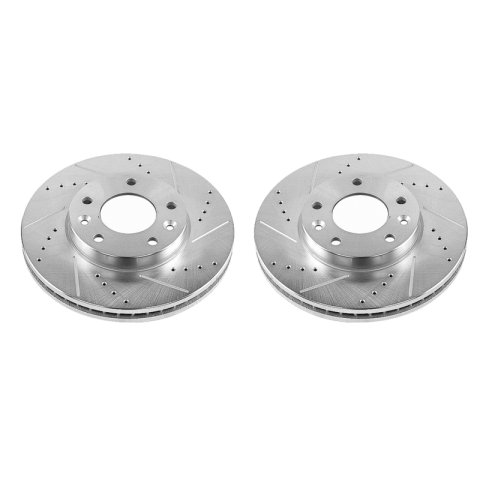 Power Stop 03-05 Kia Sedona Front Evolution Drilled & Slotted Rotors - Pair thumbnail 1