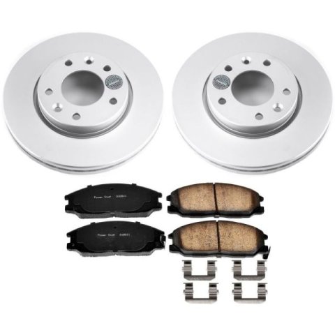 Power Stop 02-04 Kia Sedona Front Z17 Evolution Geomet Coated Brake Kit thumbnail 1