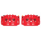 Power Stop 13-17 Ford Explorer Front Red Calipers w/Brackets - Pair thumbnail 1