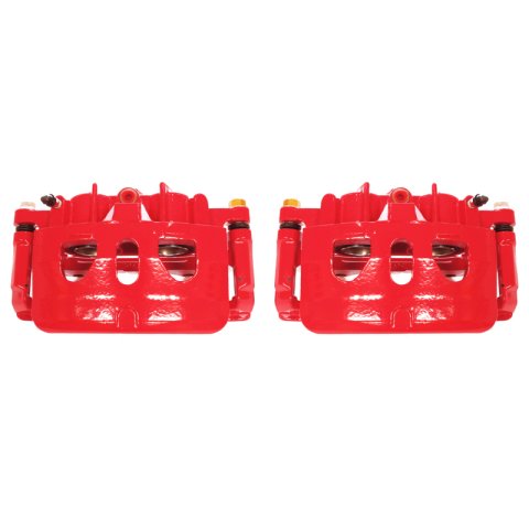Power Stop 13-17 Ford Explorer Front Red Calipers w/Brackets - Pair
