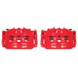 Power Stop 13-17 Ford Explorer Front Red Calipers w/Brackets - Pair thumbnail 2