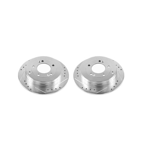 Power Stop 06-09 Hyundai Azera Rear Evolution Drilled & Slotted Rotors - Pair thumbnail 1