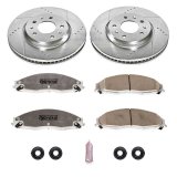 Power Stop 03-05 Cadillac CTS Front Z26 Street Warrior Brake Kit thumbnail 1