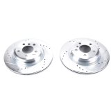 Power Stop 2016 BMW 328i Rear Evolution Drilled & Slotted Rotors - Pair thumbnail 1