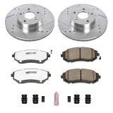 Power Stop 05-06 Saab 9-2X Front Z26 Street Warrior Brake Kit thumbnail 1