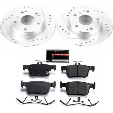 Power Stop 16-19 Honda Civic Rear Z23 Evolution Sport Brake Kit thumbnail 1