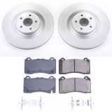 Power Stop 16-18 Ford Focus Front Z17 Evolution Geomet Coated Brake Kit thumbnail 1