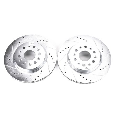Power Stop 18-19 Buick Enclave Rear Evolution Drilled & Slotted Rotors - Pair thumbnail 1