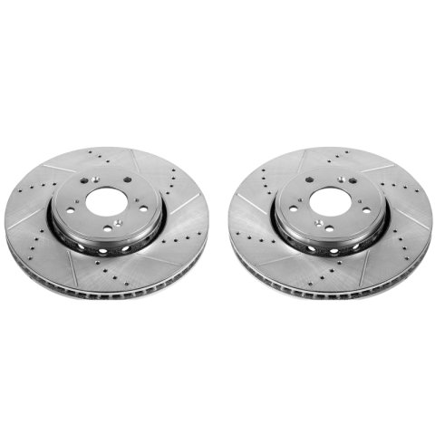 Power Stop 2016 Acura ILX Front Evolution Drilled & Slotted Rotors - Pair thumbnail 1