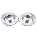 Power Stop 2006 BMW 330i Front Evolution Drilled & Slotted Rotors - Pair thumbnail 1