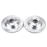 Power Stop 2006 BMW 330i Front Evolution Drilled & Slotted Rotors - Pair thumbnail 2