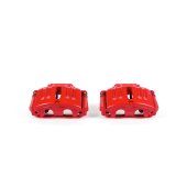 Power Stop 05-13 Chevrolet Corvette Front Red Calipers w/Brackets - Pair thumbnail 1