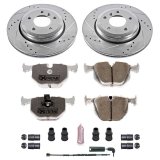 Power Stop 01-06 BMW 330Ci Rear Z26 Street Warrior Brake Kit thumbnail 1