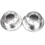 Power Stop 03-08 Chevrolet Express 3500 Rear Evolution Drilled & Slotted Rotors - Pair thumbnail 1