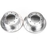Power Stop 03-08 Chevrolet Express 3500 Rear Evolution Drilled & Slotted Rotors - Pair thumbnail 2