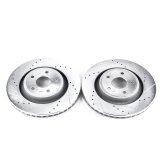 Power Stop 06-10 Jeep Grand Cherokee Front Evolution Drilled & Slotted Rotors - Pair thumbnail 1