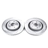 Power Stop 06-10 Jeep Grand Cherokee Front Evolution Drilled & Slotted Rotors - Pair thumbnail 2