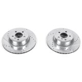 Power Stop 07-18 BMW X5 Rear Evolution Drilled & Slotted Rotors - Pair thumbnail 1