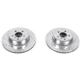 Power Stop 07-18 BMW X5 Rear Evolution Drilled & Slotted Rotors - Pair thumbnail 2