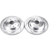 Power Stop 07-08 Infiniti G35 Rear Evolution Drilled & Slotted Rotors - Pair thumbnail 2