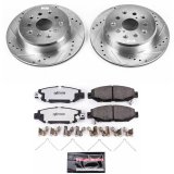 Power Stop 93-97 Lexus GS300 Rear Z26 Street Warrior Brake Kit thumbnail 1