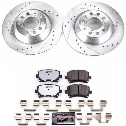 Power Stop 05-11 Audi A6 Rear Z26 Street Warrior Brake Kit thumbnail 1