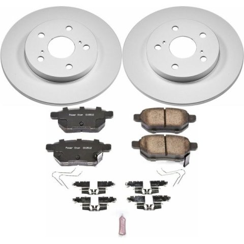 Power Stop 2016 Scion iM Rear Z17 Evolution Geomet Coated Brake Kit thumbnail 1