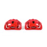 Power Stop 09-11 BMW 335d Front Red Calipers w/Brackets - Pair thumbnail 1