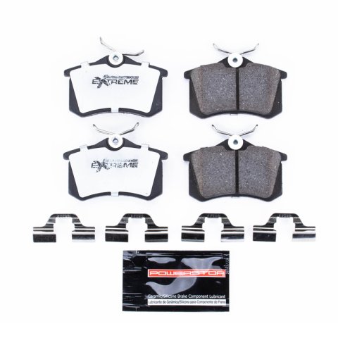 Power Stop 10-13 Audi A3 Rear Z26 Extreme Street Brake Pads w/Hardware thumbnail 1