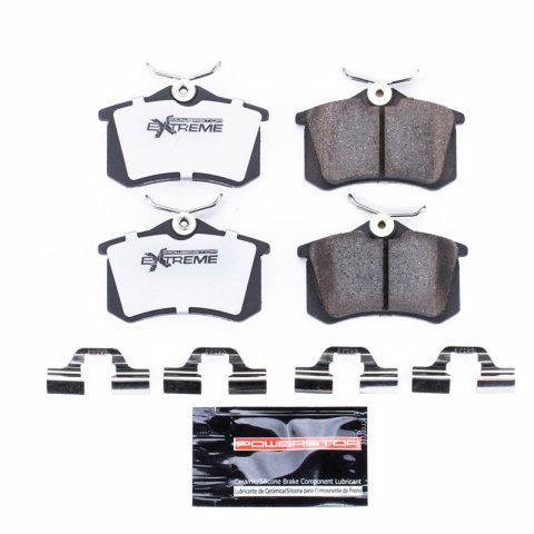 Power Stop 03-04 Audi A4 Rear Z26 Extreme Street Brake Pads w/Hardware thumbnail 1