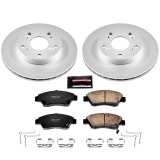 Power Stop 06-11 Honda Civic Front Z17 Evolution Geomet Coated Brake Kit thumbnail 1