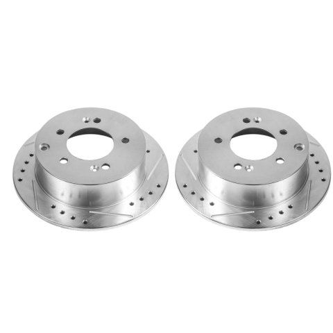 Power Stop 10-13 Kia Forte Rear Evolution Drilled & Slotted Rotors - Pair thumbnail 5
