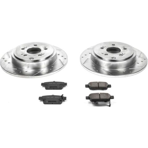 Power Stop 06-14 Honda Ridgeline Rear Z23 Evolution Sport Brake Kit thumbnail 1