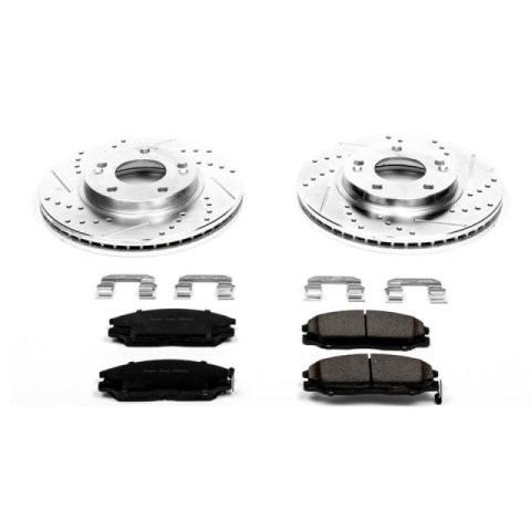Power Stop 01-05 Hyundai Santa Fe Front Z23 Evolution Sport Brake Kit thumbnail 1